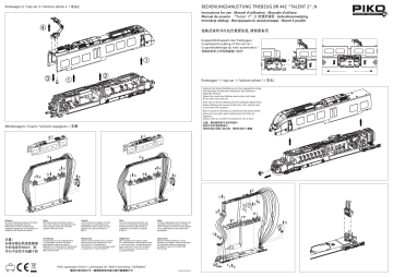 PIKO 40204 N Talent 2 BR 442 4-Unit Train Leipzig DB VI Manuel utilisateur | Fixfr