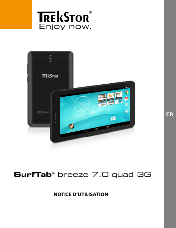 Trekstor SurfTab® breeze 7.0 quad 3G Mode d'emploi | Fixfr
