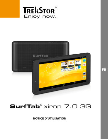 Trekstor SurfTab® xiron 7.0 3G Mode d'emploi | Fixfr