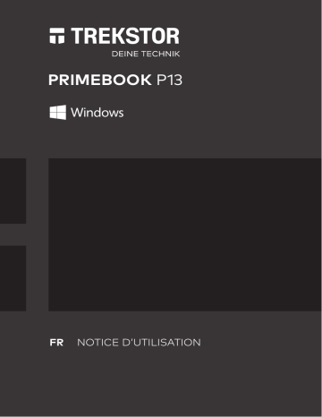 Trekstor PrimeBook P13 Mode d'emploi | Fixfr
