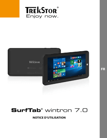 Trekstor SurfTab® wintron 7.0 (ST70416-6 / Windows 10 Home) Mode d'emploi | Fixfr