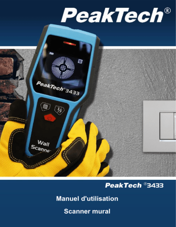 PeakTech P 3433 Digital Wall Scanner Manuel du propriétaire | Fixfr