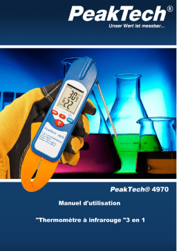 PeakTech P 4970 3 in 1 IR-Thermometer Manuel du propriétaire