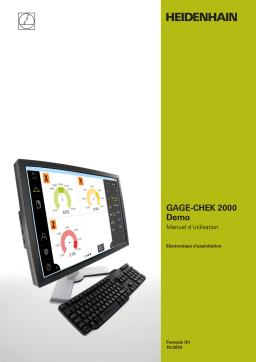 HEIDENHAIN GAGE-CHEK 2000 Demo (1248580.1.1.x) Evaluation Electronic Manuel utilisateur