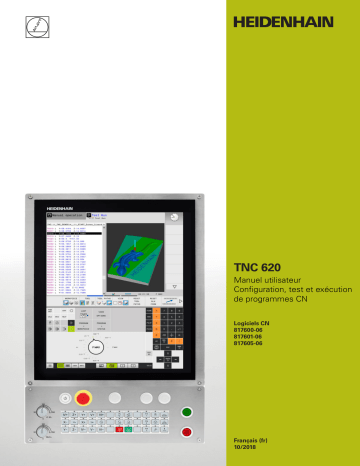 HEIDENHAIN TNC 620 (81760x-06) CNC Control Manuel utilisateur | Fixfr