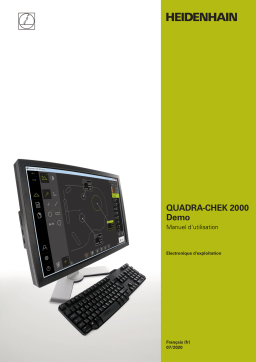 HEIDENHAIN QUADRA-CHEK 2000 Demo (1235700.1.3.x) Evaluation Electronic Manuel utilisateur
