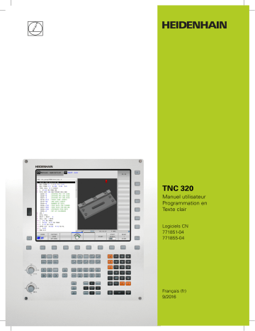 HEIDENHAIN TNC 320 (771851-04) CNC Control Manuel utilisateur | Fixfr