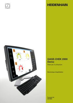 HEIDENHAIN GAGE-CHEK 2000 Demo (1248580.1.3.x) Evaluation Electronic Manuel utilisateur