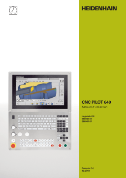 HEIDENHAIN CNC PILOT 640 (68894x-07) CNC Control Manuel utilisateur