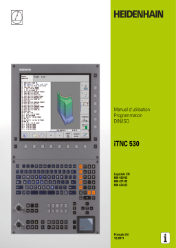 HEIDENHAIN iTNC 530/606 42x-02 DIN/ISO CNC Control Manuel utilisateur