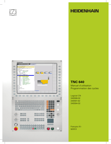 HEIDENHAIN TNC 640/34059x-02 CNC Control Manuel utilisateur | Fixfr