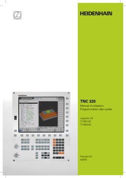 HEIDENHAIN TNC 320 (77185x-02) CNC Control Manuel utilisateur