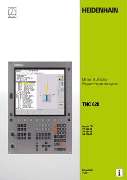 HEIDENHAIN TNC 620/340 560-03 CNC Control Manuel utilisateur