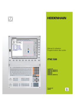HEIDENHAIN iTNC 530 (34049x-08/60642x-03) CNC Control Manuel utilisateur