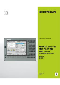 HEIDENHAIN MP620/CP620 (548328-04/688945-02) smart.Turn/DIN CNC Control Manuel utilisateur