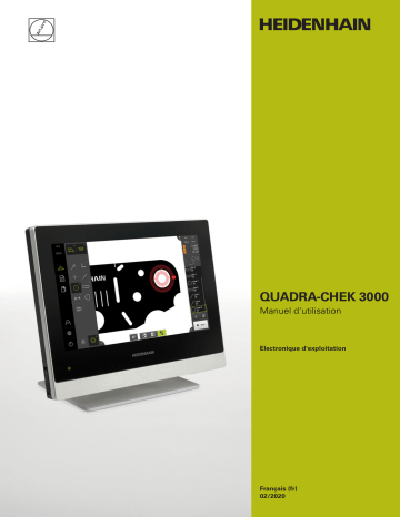 HEIDENHAIN QUADRA-CHEK 3000 (826880.1.4.x) Evaluation Electronic Mode d'emploi | Fixfr