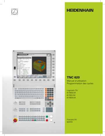 HEIDENHAIN TNC 620 (81760x-04) CNC Control Manuel utilisateur | Fixfr