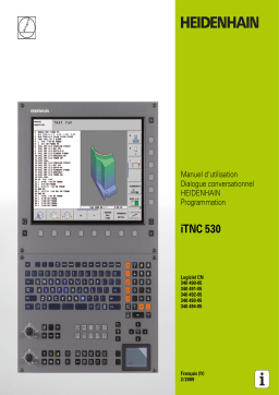 HEIDENHAIN iTNC 530/340 490-05 CNC Control Manuel utilisateur