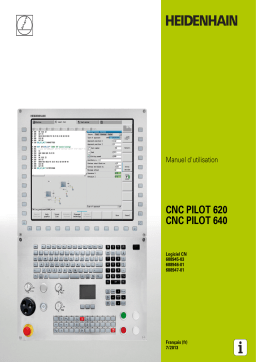 HEIDENHAIN CNC PILOT 640 (68894x-02) CNC Control Manuel utilisateur