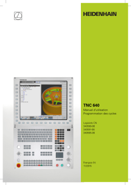 HEIDENHAIN TNC 640 (34059x-06) CNC Control Manuel utilisateur