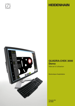 HEIDENHAIN QUADRA-CHEK 3000 Demo (826880.1.4.x) Evaluation Electronic Manuel utilisateur