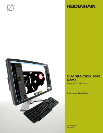 HEIDENHAIN QUADRA-CHEK 3000 Demo (826880.1.4.x) Evaluation Electronic Manuel utilisateur | Fixfr