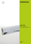 HEIDENHAIN MSE 1000 Evaluation Electronic Mode d'emploi