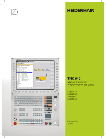 HEIDENHAIN TNC 640 (34059x-04) CNC Control Manuel utilisateur | Fixfr