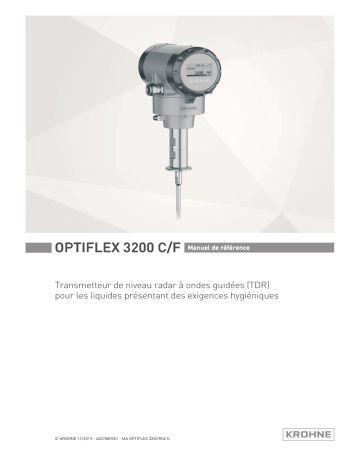 KROHNE OPTIFLEX 3200 C/F Manuel utilisateur | Fixfr