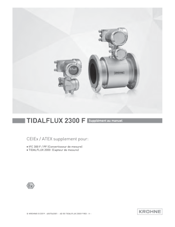 KROHNE TIDALFLUX 2300 F ATEX & IECEx Manuel du propriétaire | Fixfr