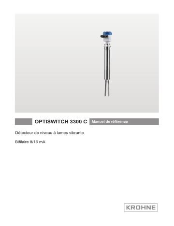 KROHNE OPTISWITCH 3300 C 2wire Manuel du propriétaire | Fixfr