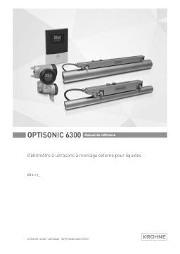 KROHNE OPTISONIC 6300 V2 Manuel utilisateur