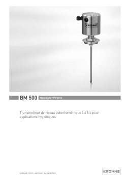 KROHNE BM 500 Manuel utilisateur