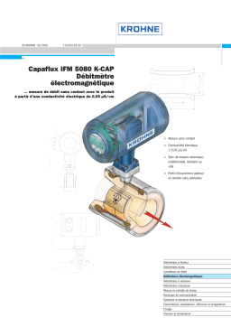 KROHNE CAPAFLUX IFM 5080 K Fiche technique