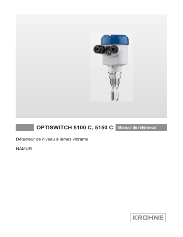 KROHNE OPTISWITCH 5100 C | 5150 C Namur Manuel du propriétaire | Fixfr