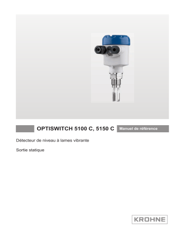 KROHNE OPTISWITCH 5100 C | 5150 C Contactless Manuel du propriétaire | Fixfr