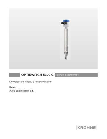 KROHNE OPTISWITCH 5300 C Double relay SIL Manuel du propriétaire | Fixfr