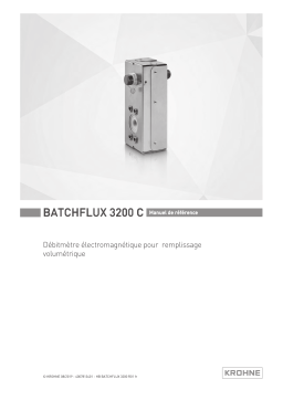 KROHNE BATCHFLUX 3200 Manuel utilisateur