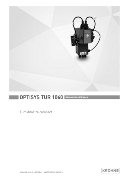 KROHNE OPTISYS TUR 1060 Manuel utilisateur