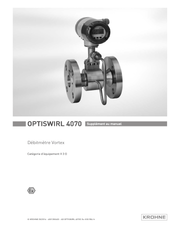 KROHNE OPTISWIRL 4070 Ex II3G Manuel du propriétaire | Fixfr