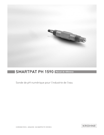 KROHNE SMARTPAT PH 1590 Manuel utilisateur | Fixfr