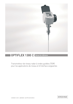 KROHNE OPTIFLEX 1300 C Manuel utilisateur
