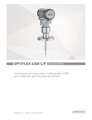 KROHNE OPTIFLEX 6200 C/F Manuel utilisateur | Fixfr