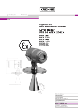 KROHNE BM 70 A EEx Manuel du propriétaire