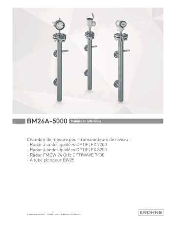 KROHNE BM26A-5000 Manuel utilisateur | Fixfr