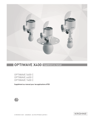 KROHNE OPTIWAVE x400 ATEX Manuel du propriétaire | Fixfr