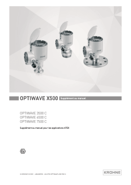 KROHNE OPTIWAVE x500 ATEX Manuel du propriétaire