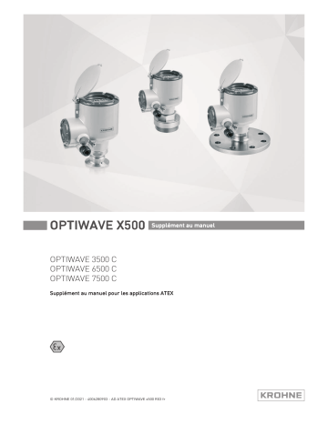 KROHNE OPTIWAVE x500 ATEX Manuel du propriétaire | Fixfr