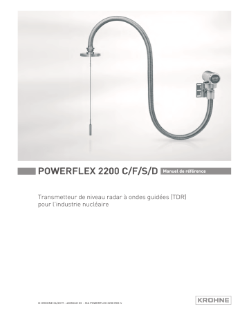 KROHNE POWERFLEX 2200 Manuel utilisateur | Fixfr