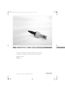 KROHNE SMARTPAT COND 5200 Manuel utilisateur